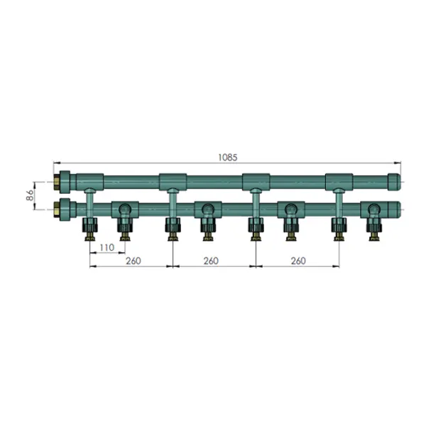 Colector PPR para módulo de calefacción y ACS-AFS - Imagen 3